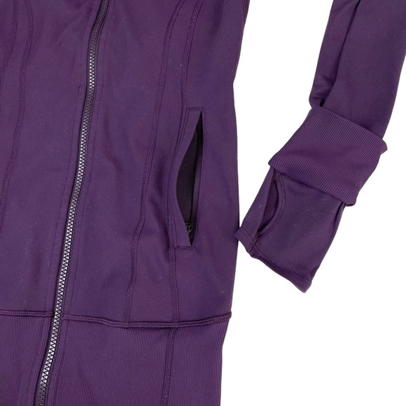 lululemon Daily Practice Jacket Deep Zinfandel Purple Sz 2 - Picture 10 of 16
